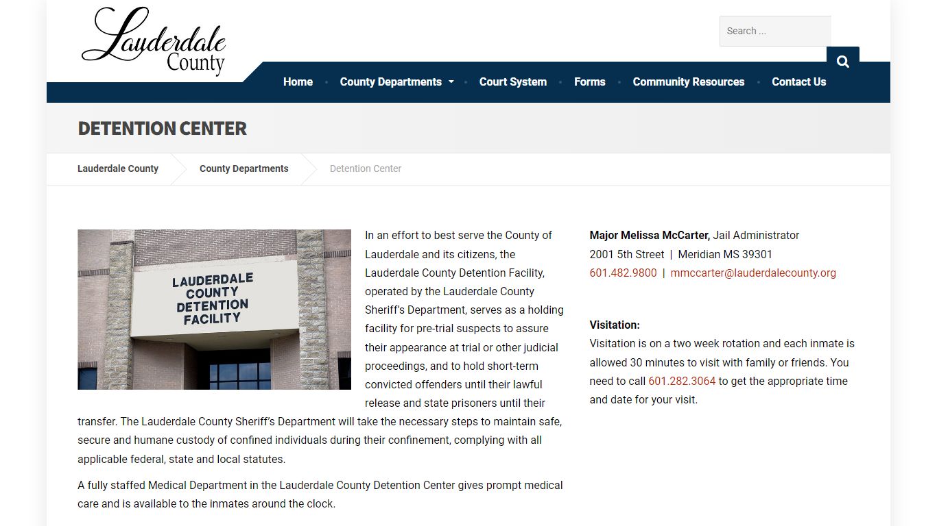 Detention Center – Lauderdale County